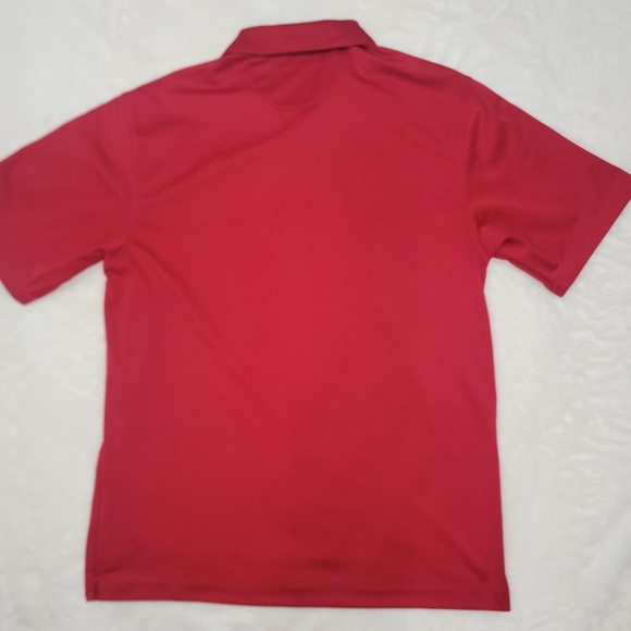 Nike Golf Red Polo Shirt Classic Design - Picture 4 of 8